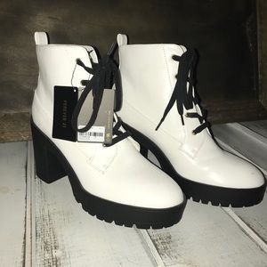 Forever 21 Shoes - White Booties Forever 21 Shoes - White Booties